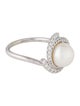Gabriel & Co. 14K Pearl & Diamond Cocktail Ring