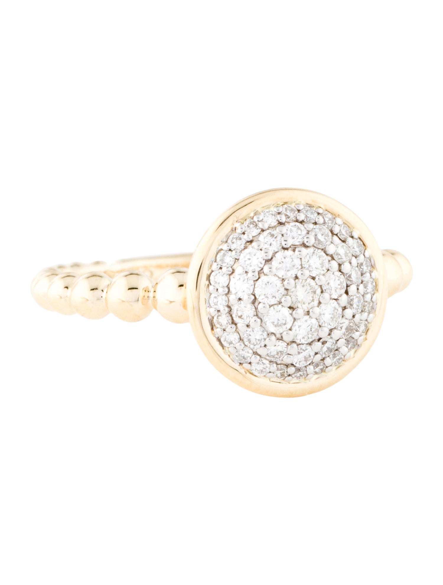 Gabriel & Co. 14K Diamond Pave Bujukan Cocktail Ring