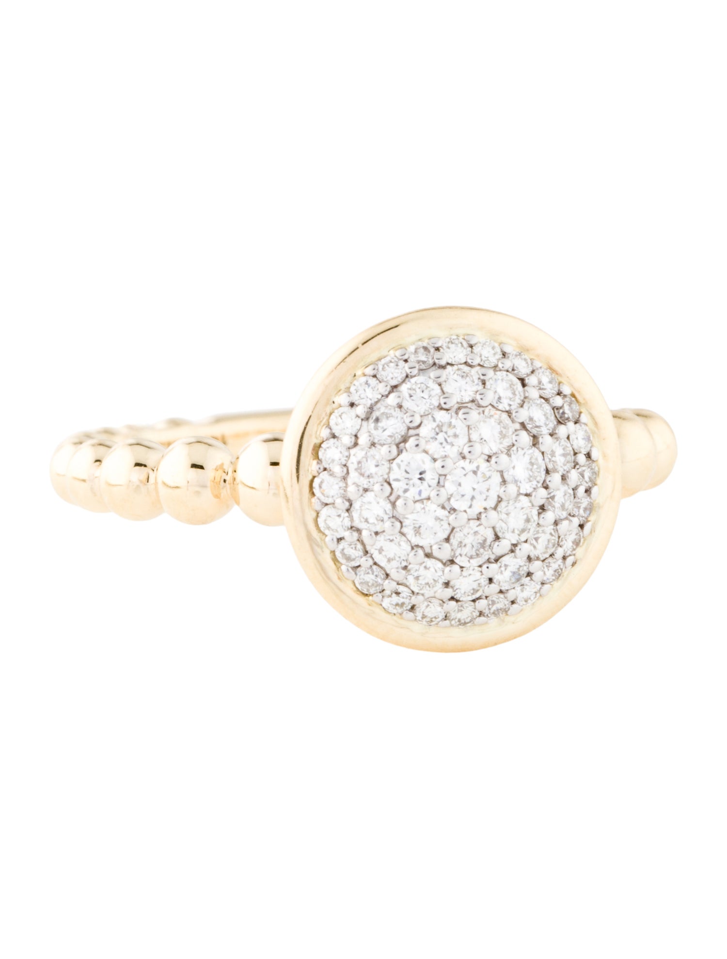 Gabriel & Co. 14K Diamond Pave Bujukan Cocktail Ring