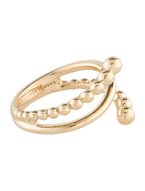 Gabriel & Co. 14K Bujukan Beads Bypass Ring