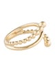 Gabriel & Co. 14K Bujukan Beads Bypass Ring