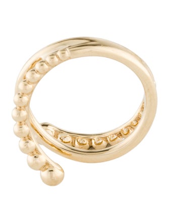 Gabriel & Co. 14K Bujukan Beads Bypass Ring