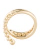 Gabriel & Co. 14K Bujukan Beads Bypass Ring