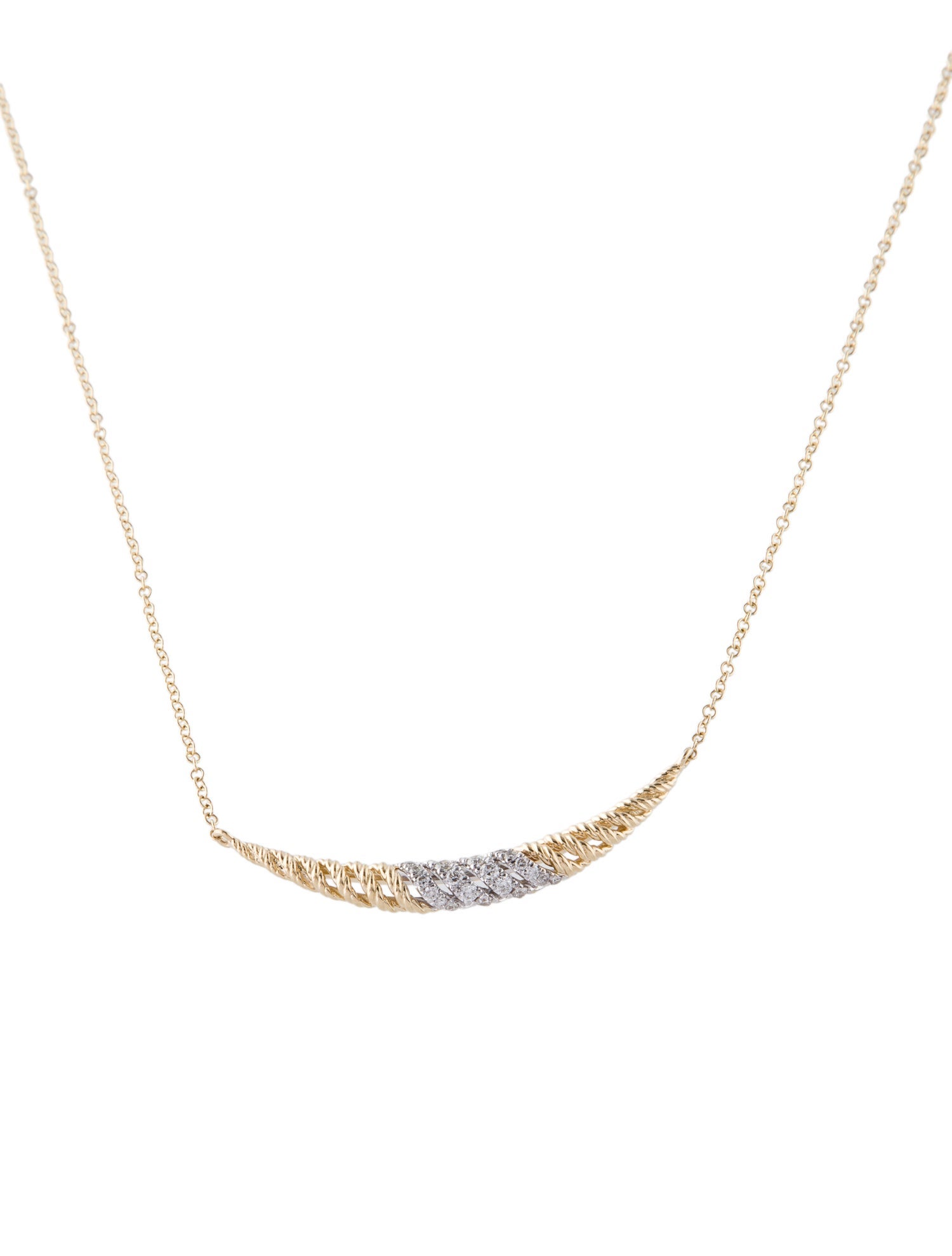 Gabriel & Co. 14K Diamond Pendant Necklace