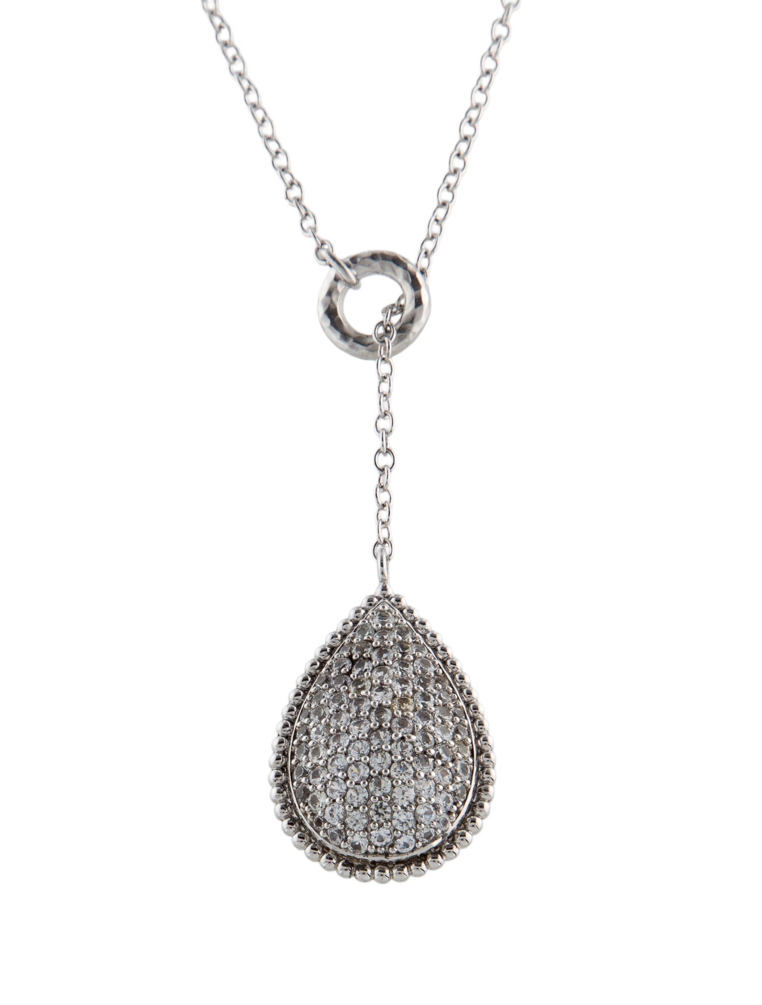 Gabriel & Co. 1.81ctw Sapphire Pendant Necklace