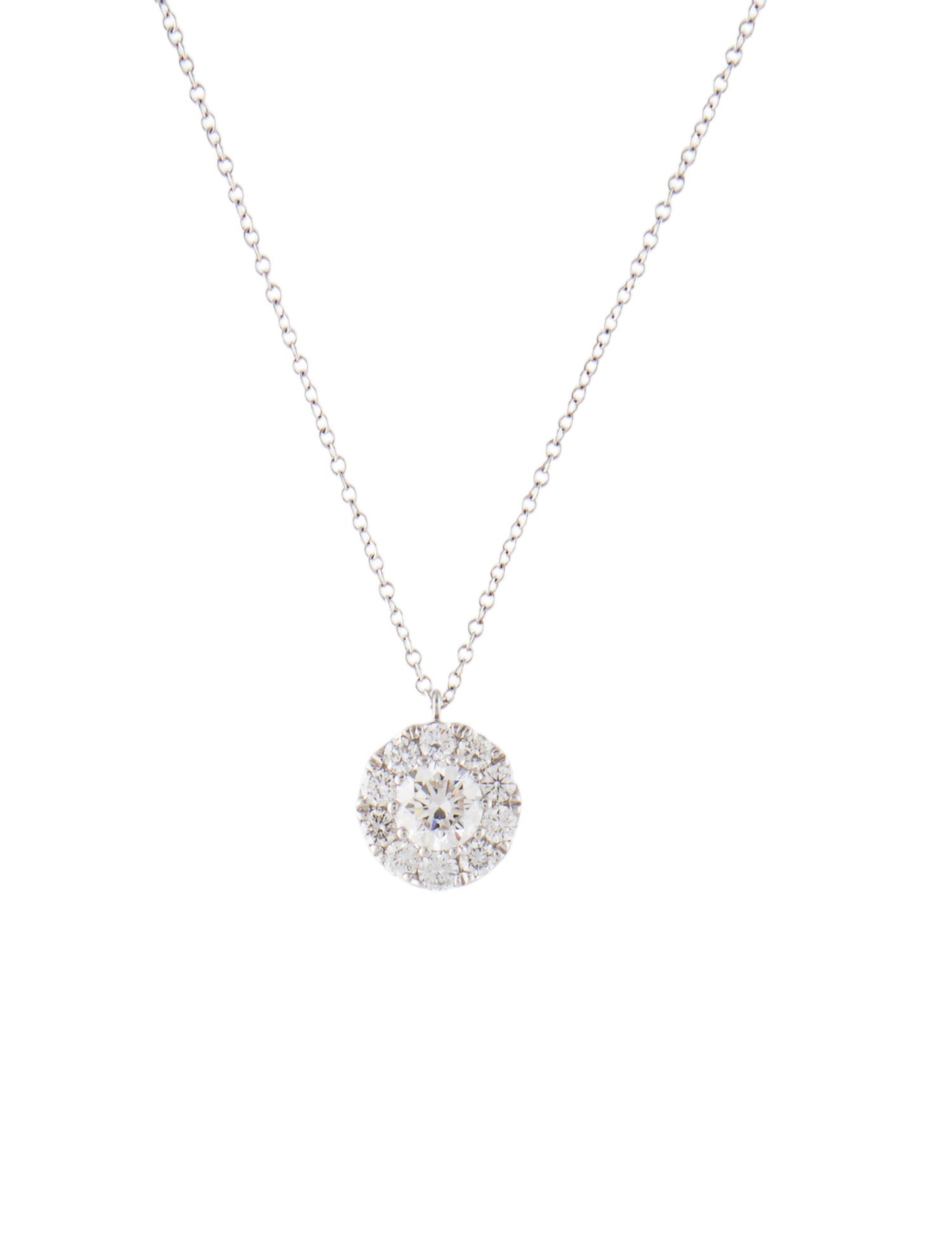 Gabriel & Co. 14K 1.05ctw Diamond Pendant Necklace