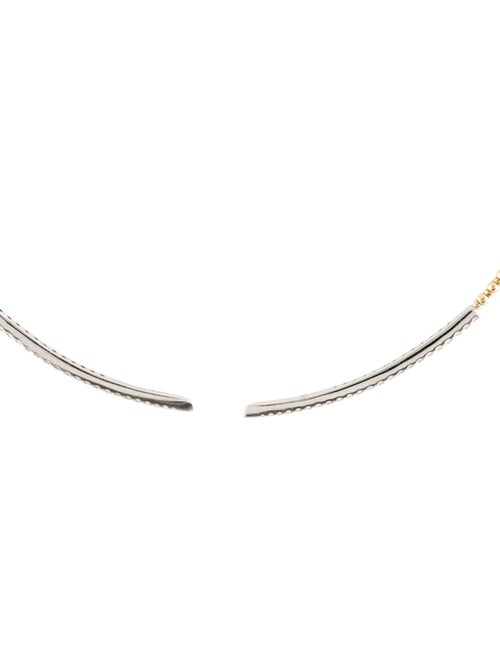 Gabriel & Co. 14K Diamond Bujukan Beaded Choker Necklace
