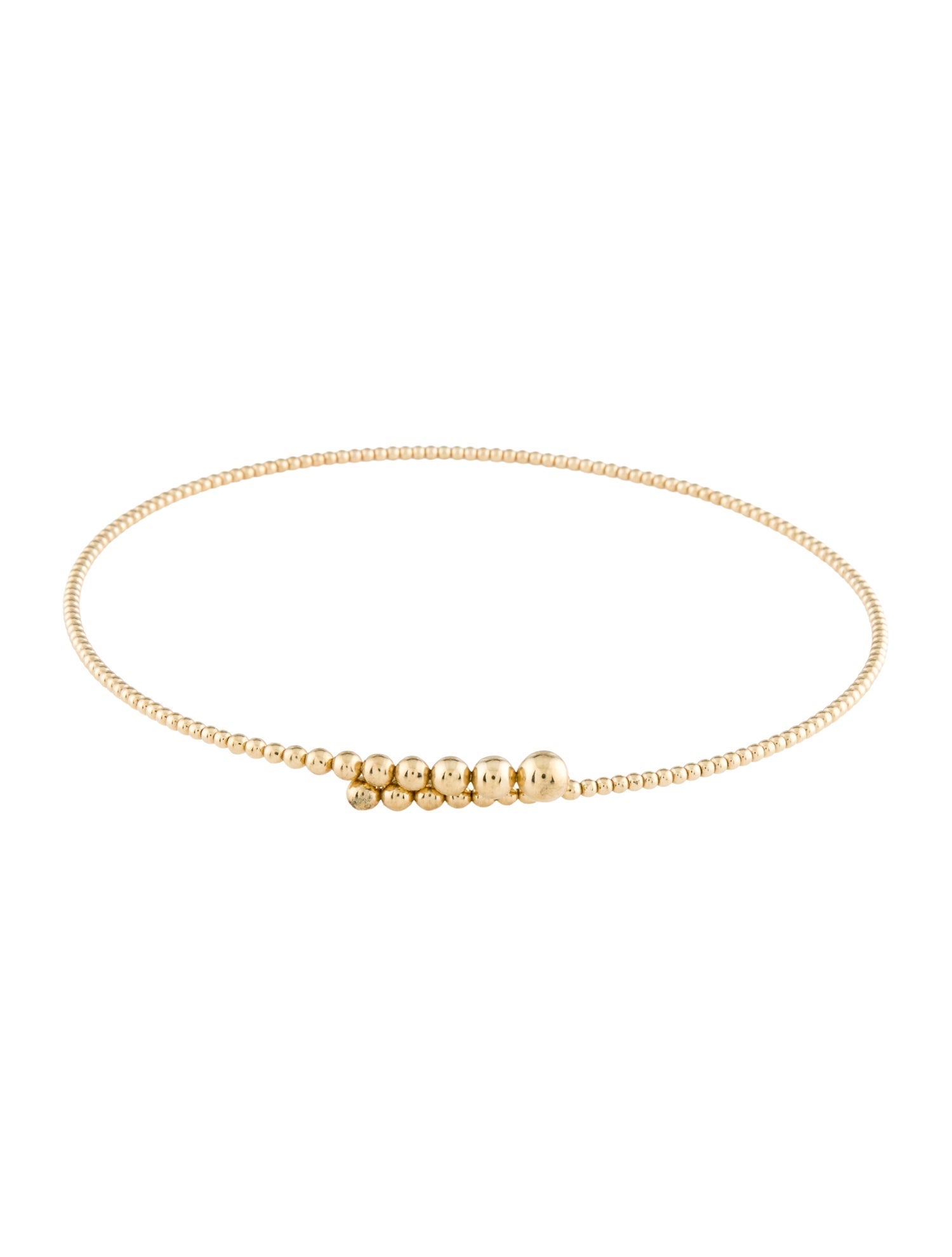 Gabriel & Co. 14K Bujukan Beaded Choker Necklace