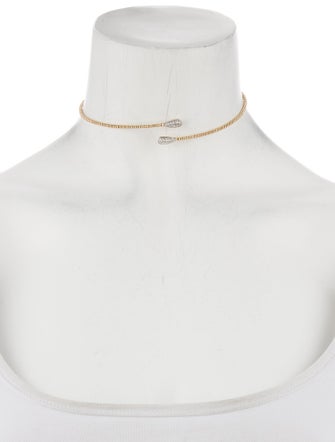 Gabriel & Co. 14K Diamond Bujukan Beaded Choker Necklace