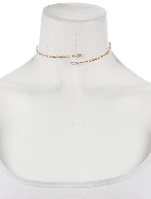 Gabriel & Co. 14K Diamond Bujukan Beaded Choker Necklace