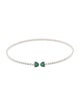 Gabriel & Co. 14K Emerald Bujukan Bead Cuff Bracelet