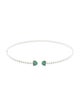 Gabriel & Co. 14K Emerald Bujukan Bead Cuff Bracelet