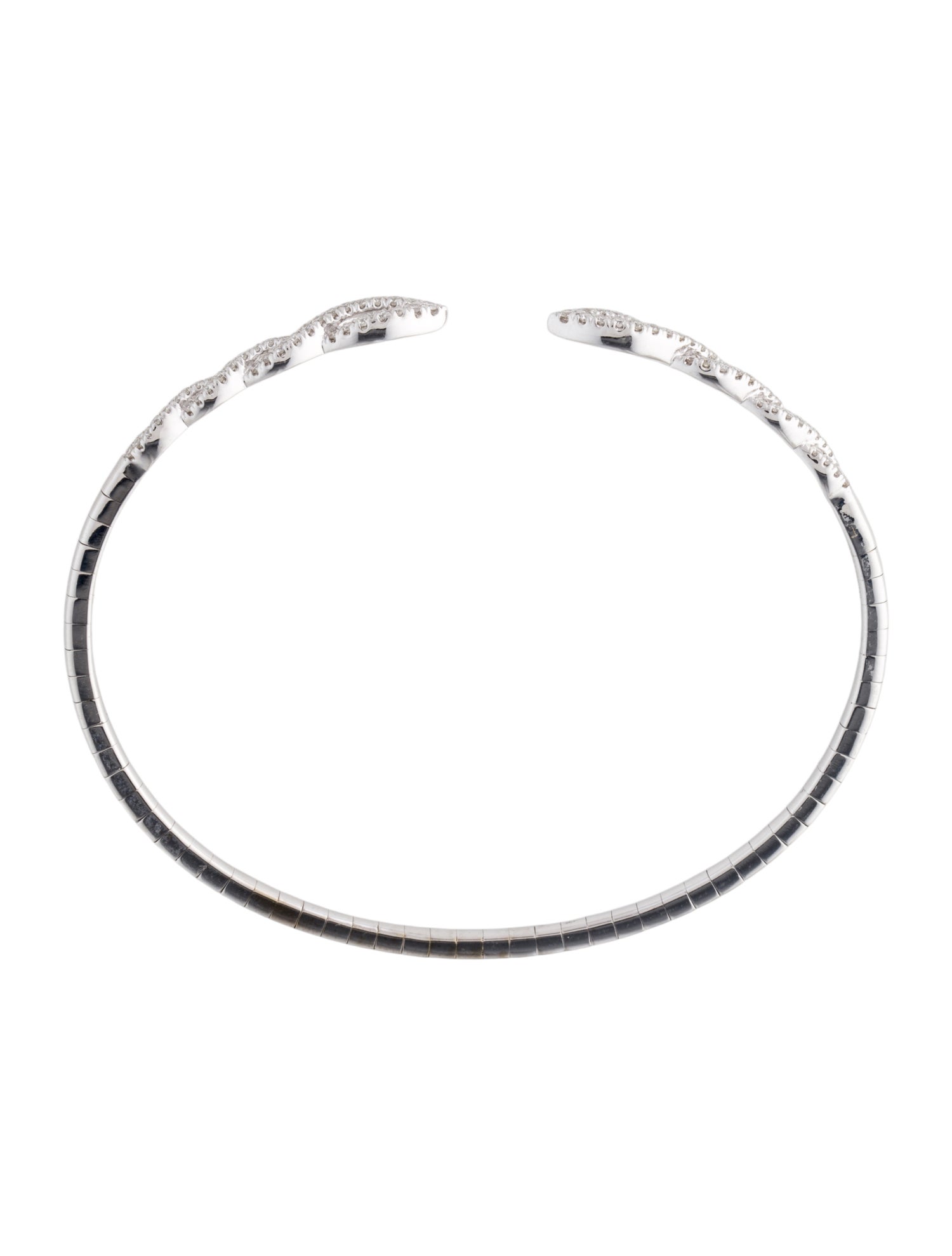 Gabriel & Co. 14K Diamond Twisted Cuff