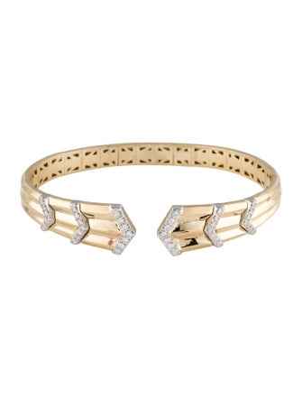 Gabriel & Co. 14K Diamond Cuff Bracelet