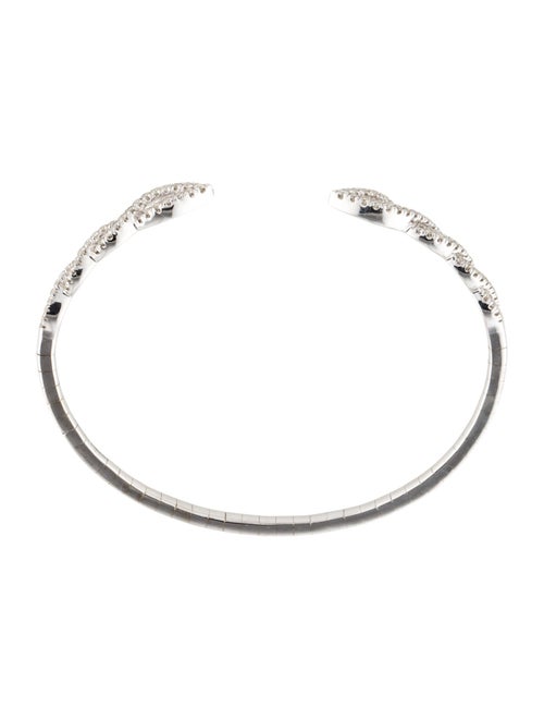 Gabriel & Co. 14K Diamond Twisted Cuff Bangle