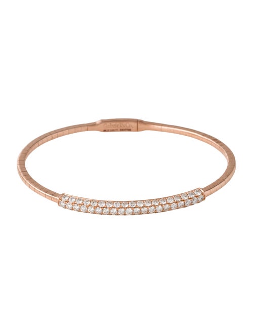Gabriel & Co. 14K 2.00ctw Diamond Demure Bangle Bracelet