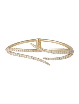 Gabriel & Co. 14K 1.22ctw Diamond Cuff