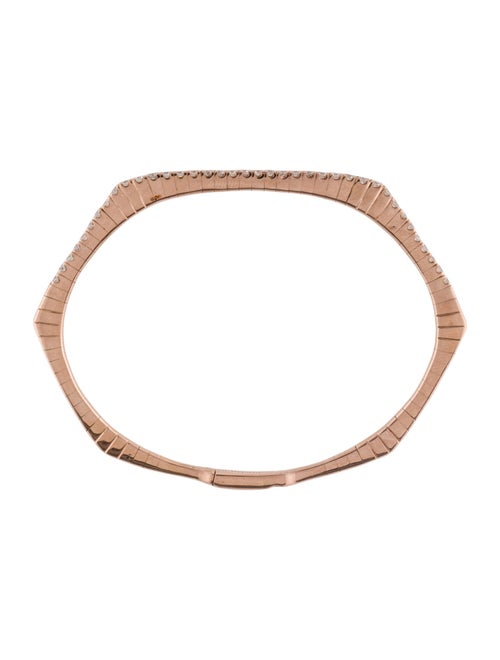 Gabriel & Co. 14K 1.14ctw Diamond Geometric Bangle Bracelet