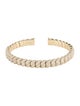 Gabriel & Co. 14K 3.74ctw Diamond Twisted Link Cuff Bracelet