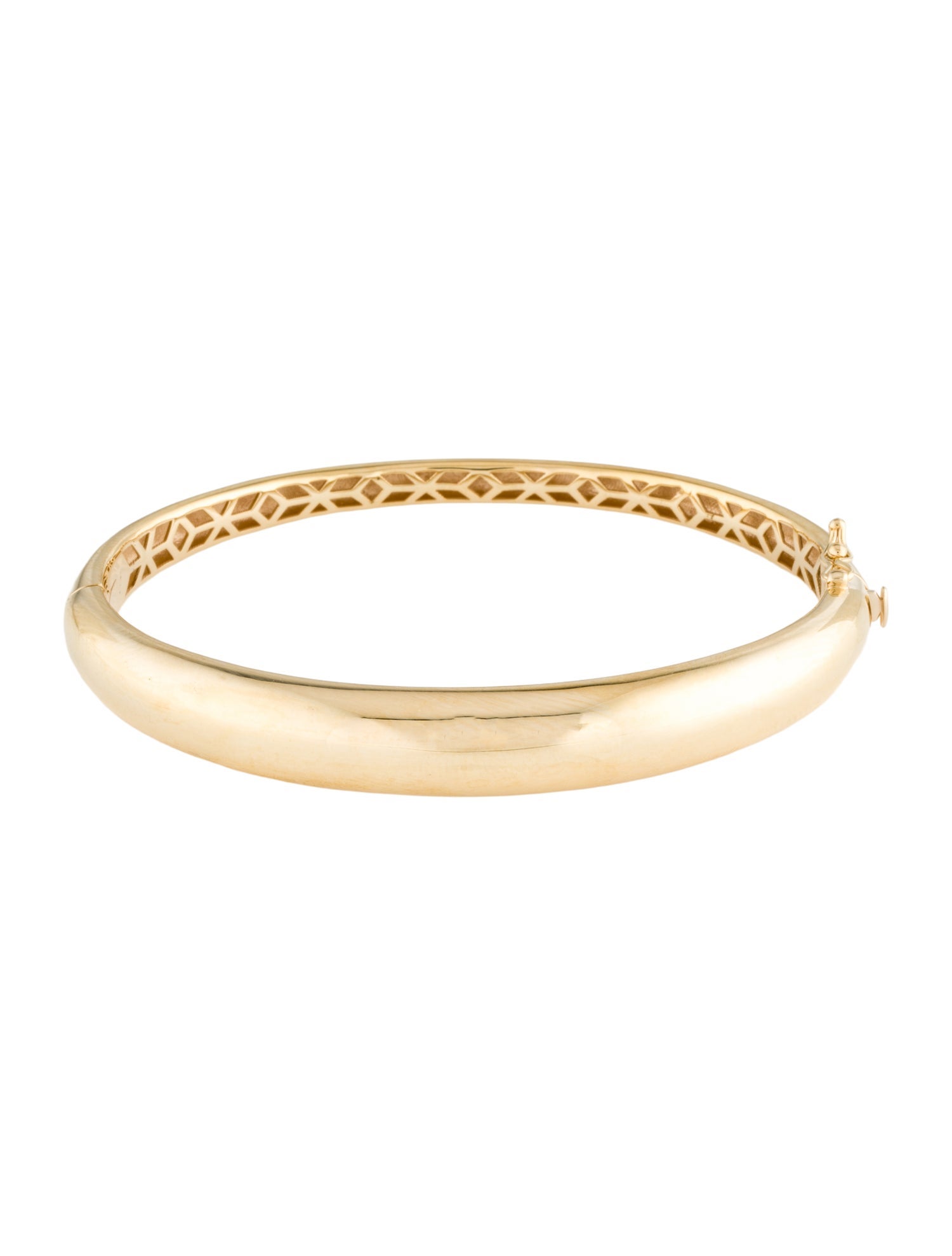 Gabriel & Co. 14K Domed Bangle Bracelet