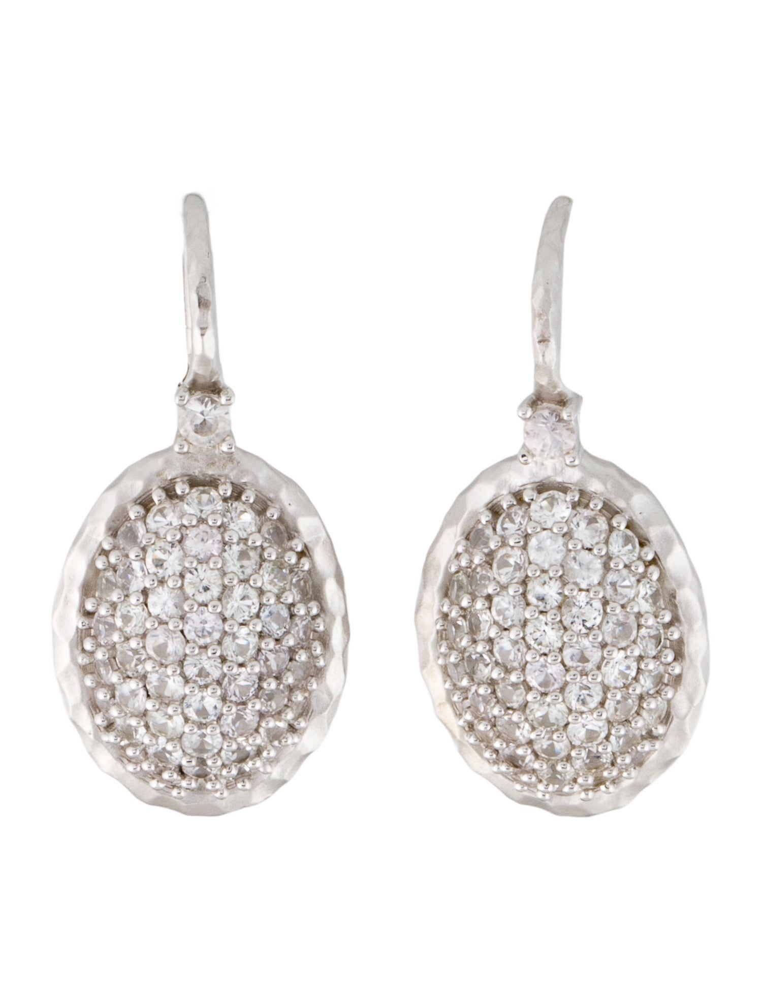 Gabriel & Co. 1.90ctw Sapphire Drop Earrings