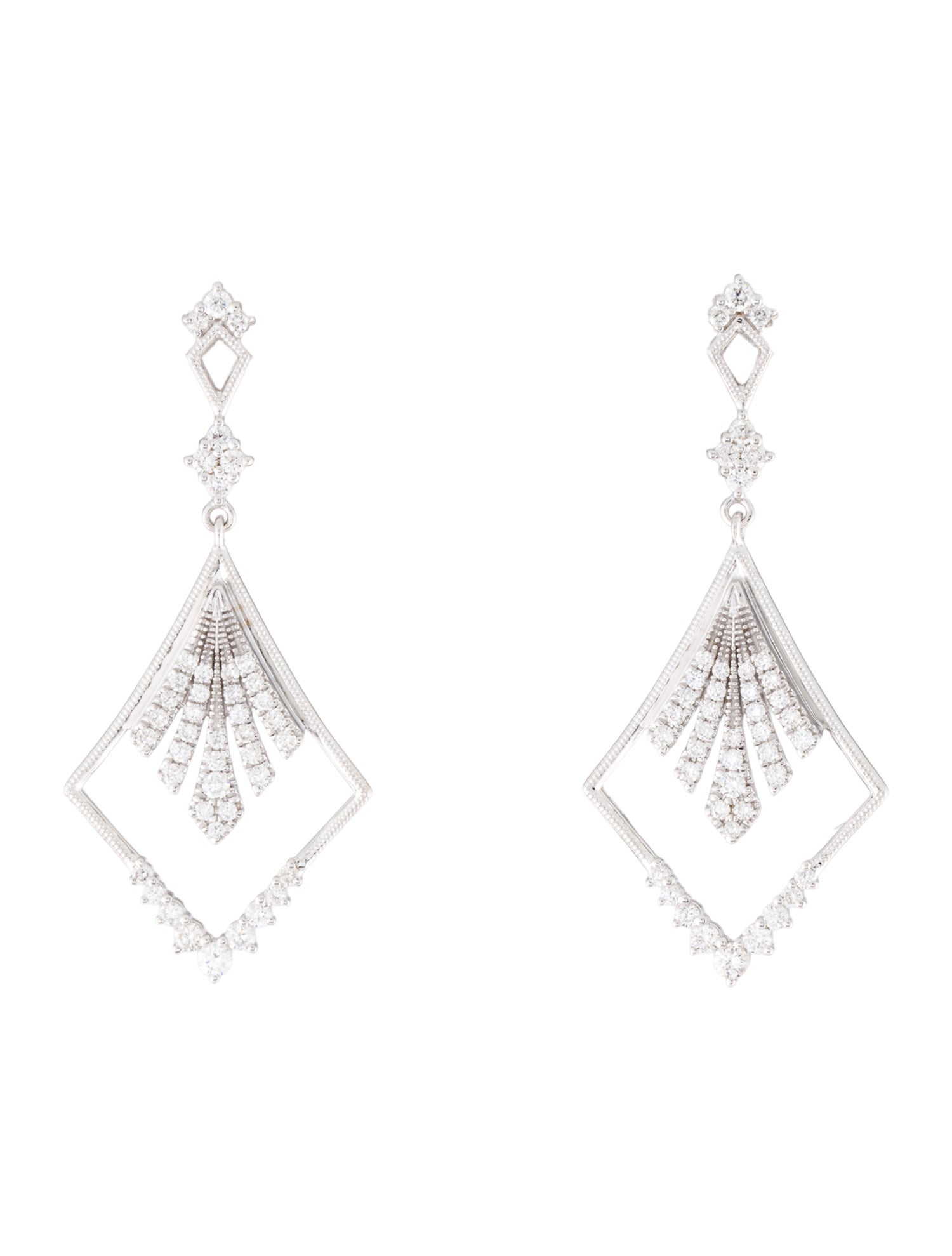 Gabriel & Co. 14K Diamond Drop Earrings