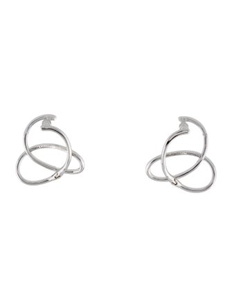 Gabriel & Co. 14K Diamond Intricate Twisted Hoop Earrings