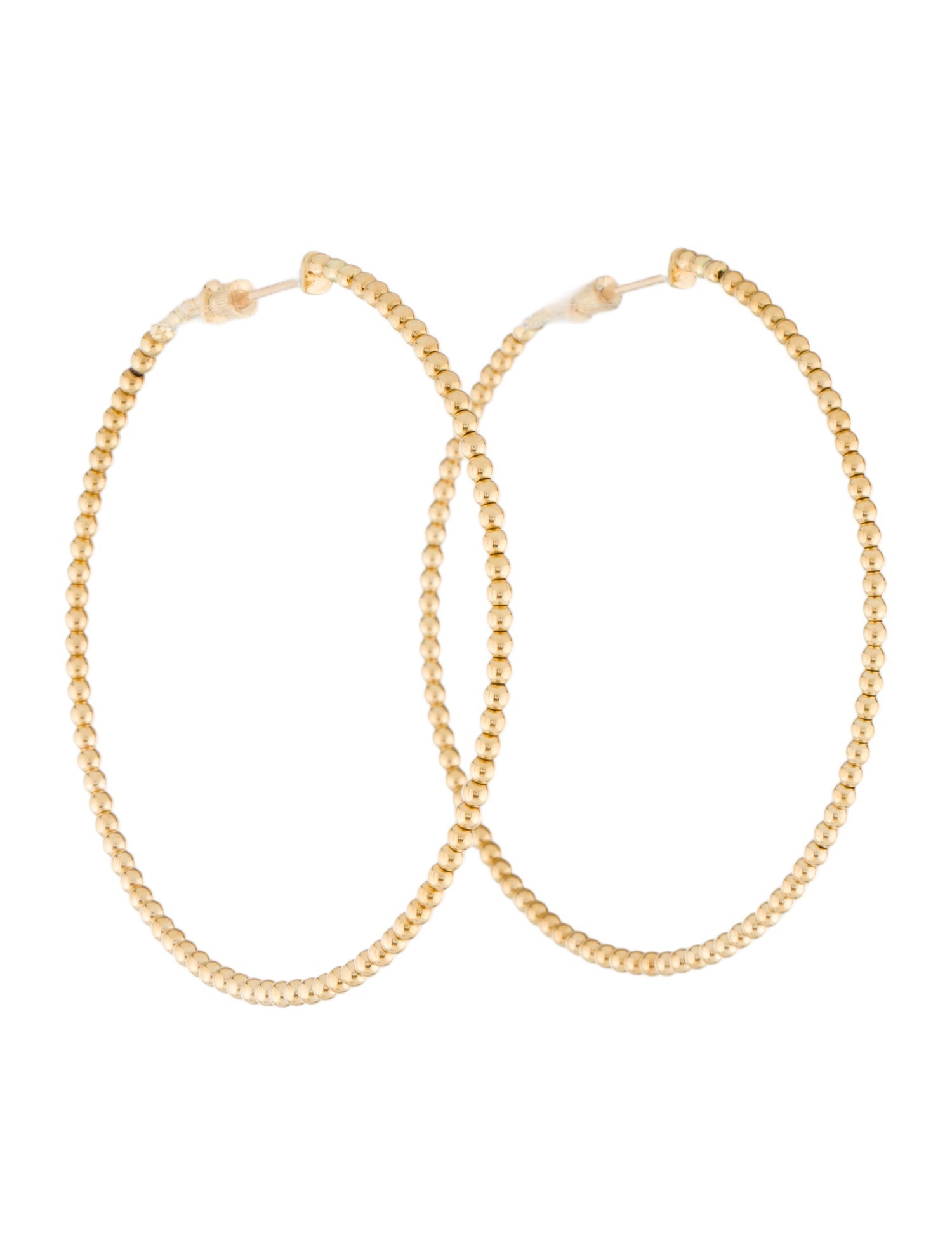 Gabriel & Co. 18K Bujukan Classic Hoop Earrings