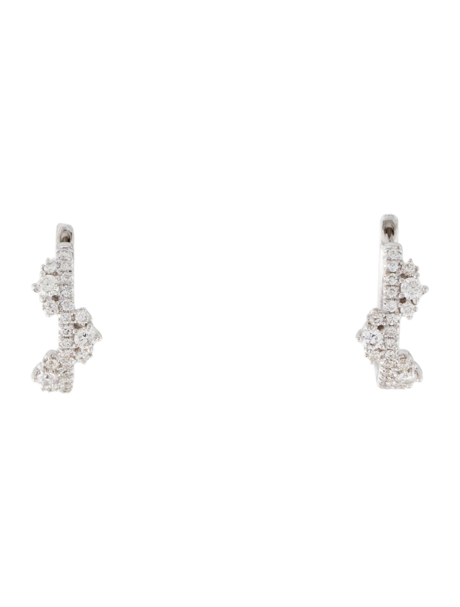 Gabriel & Co. 14K Diamond Huggie Earrings
