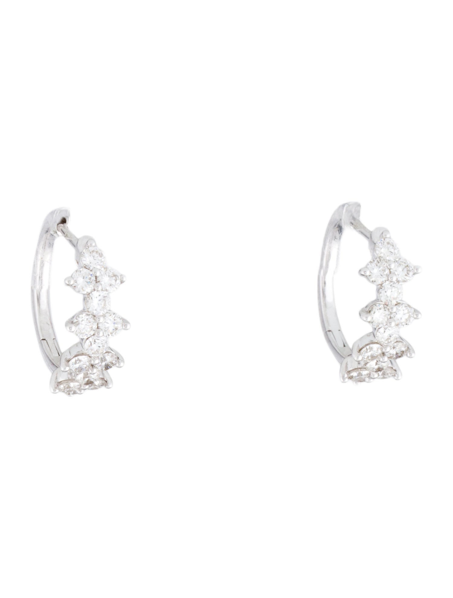 Gabriel & Co. 14K Diamond Huggies