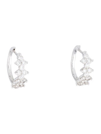 Gabriel & Co. 14K Diamond Huggies