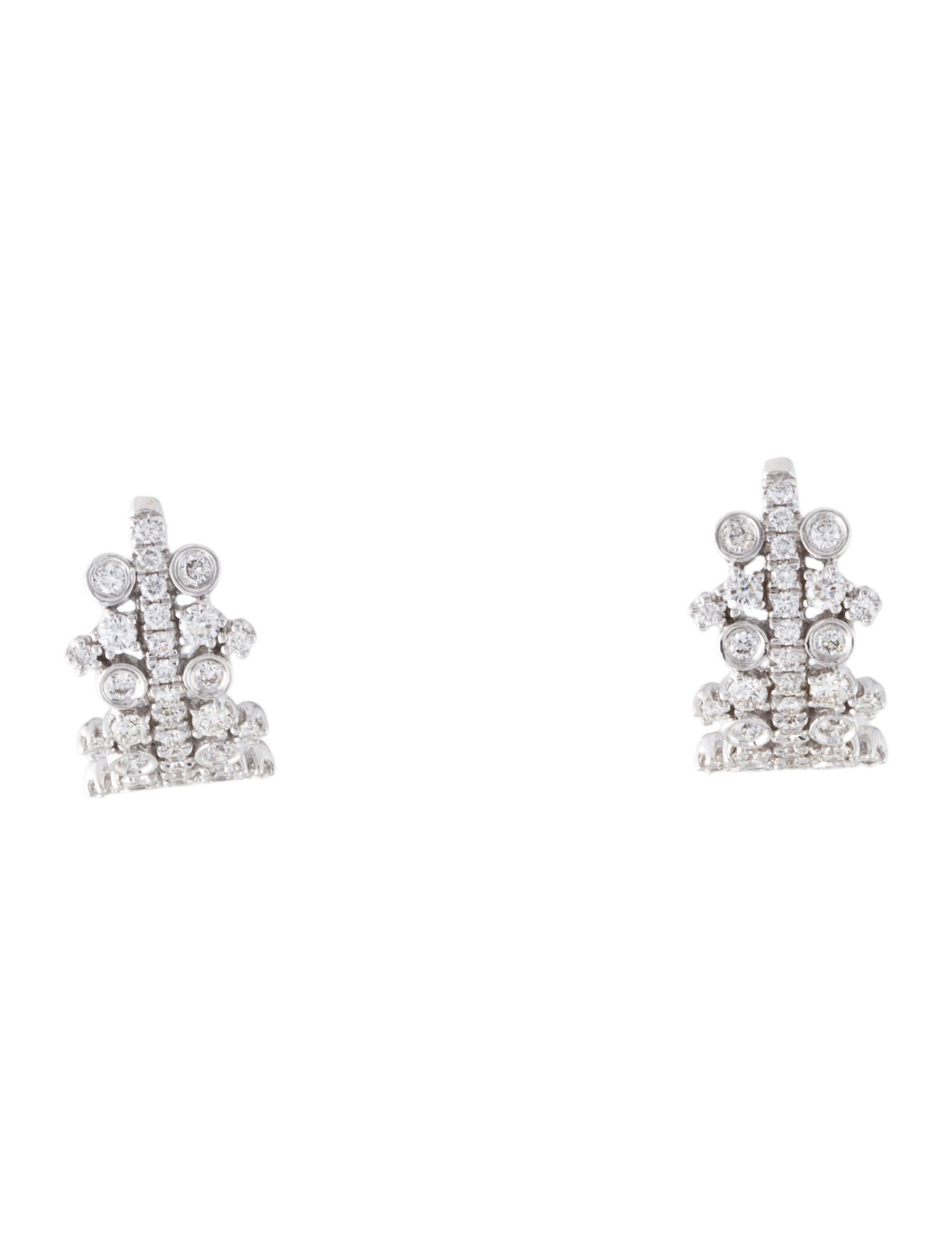 Gabriel & Co. 14K Diamond Huggie Earrings