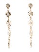 Gabriel & Co. 14K Diamond Station Drop Earrings