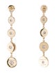 Gabriel & Co. 14K Diamond Station Drop Earrings