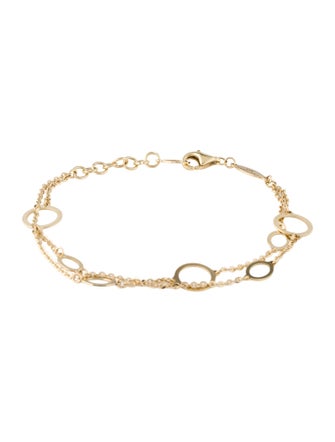 Gabriel & Co. 14K Station Link Bracelet