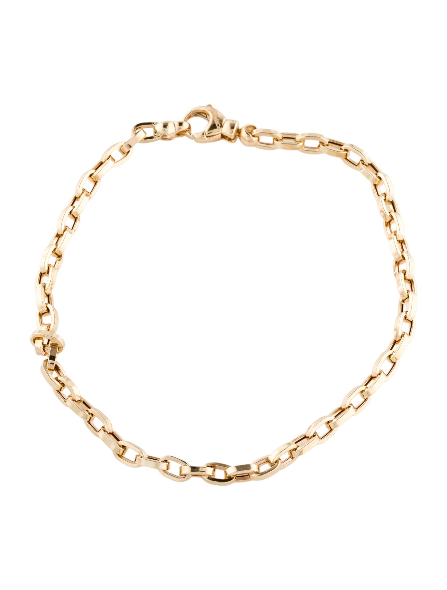 Gabriel & Co. 14K Hollow Chain Bracelet