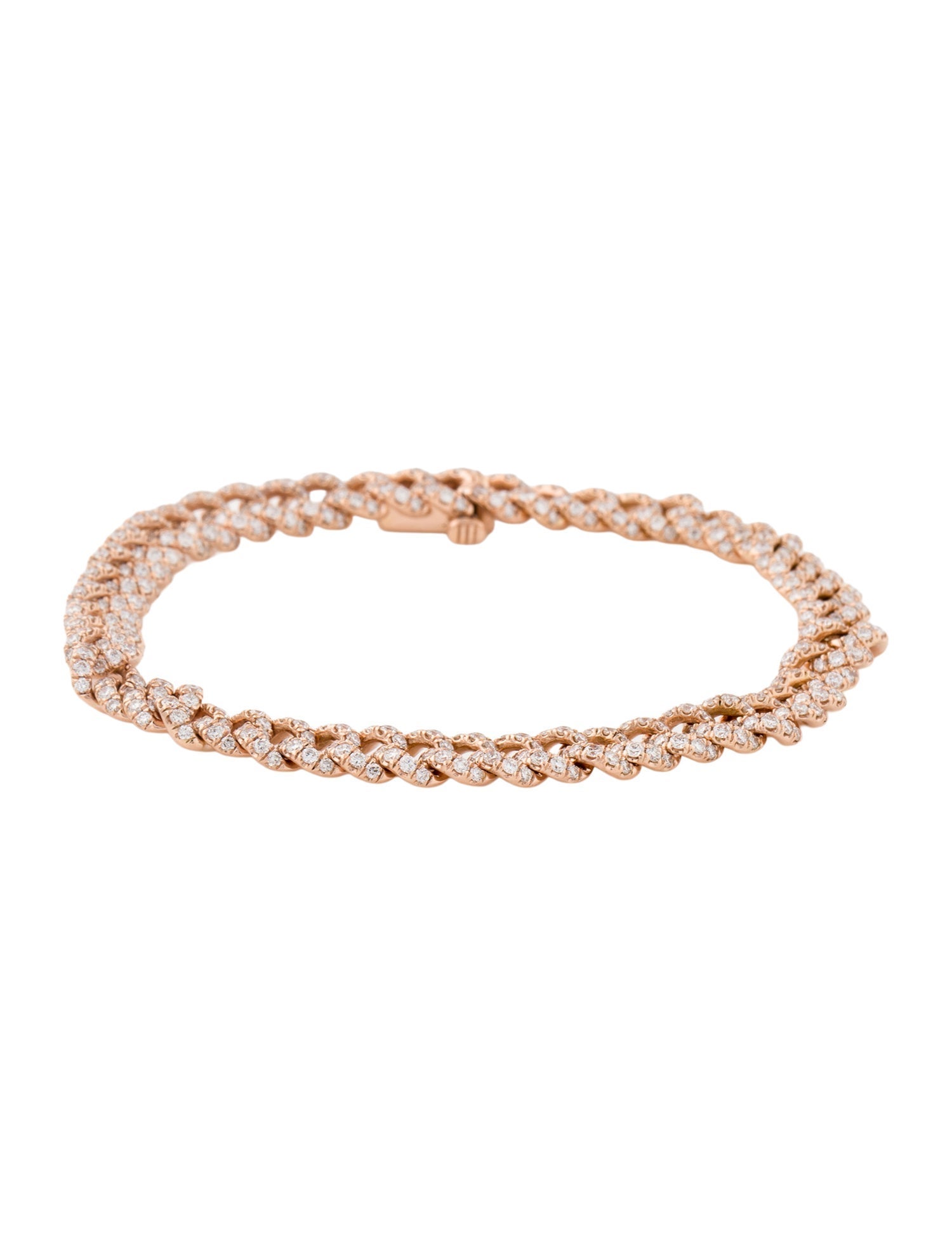 Gabriel & Co. 14K 3.00ctw Diamond Link Bracelet