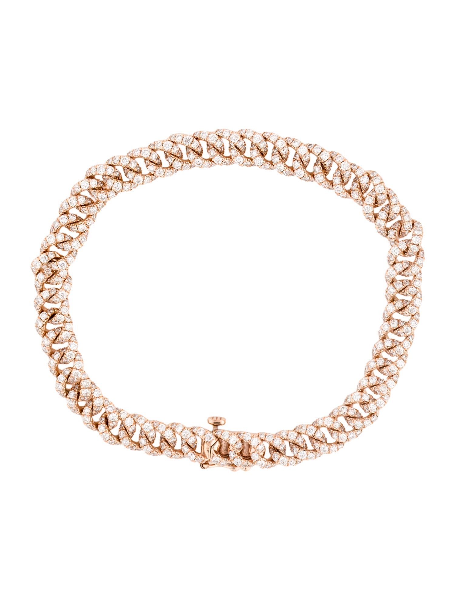 Gabriel & Co. 14K 3.00ctw Diamond Link Bracelet