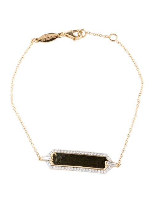 Gabriel & Co. 14K Diamond Bar Link Bracelet