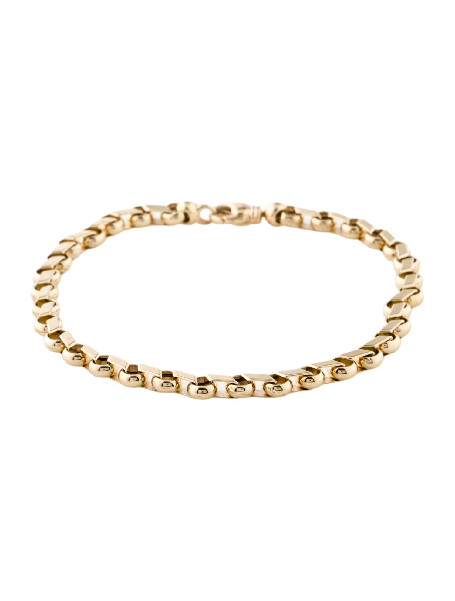 Gabriel & Co. 14K Slanted Link Bracelet