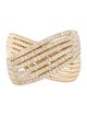 Gabriel & Co. 14K Diamond Twisted Rope Criss-Cross Ring