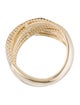 Gabriel & Co. 14K Diamond Twisted Rope Criss-Cross Ring