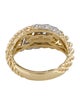 Gabriel & Co. 14K Diamond Twisted Rope Ring