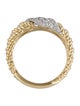 Gabriel & Co. 14K Diamond Twisted Rope Ring