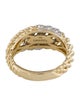 Gabriel & Co. 14K Diamond Twisted Rope Ring