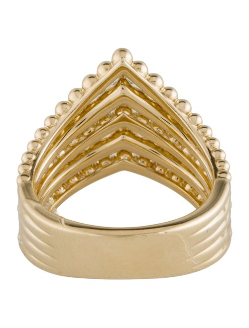 Gabriel & Co. 14K Diamond Bujukan Chevron Ring