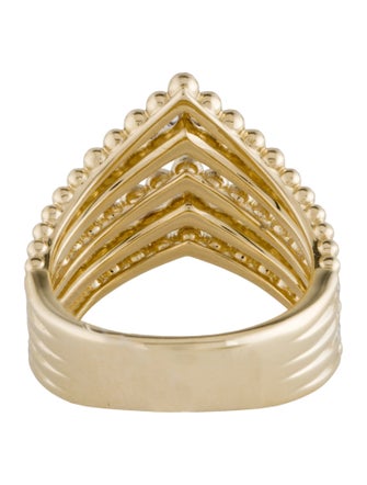 Gabriel & Co. 14K Diamond Bujukan Chevron Ring