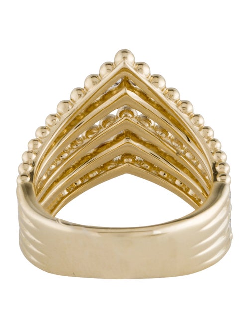 Gabriel & Co. 14K Diamond Bujukan Chevron Ring
