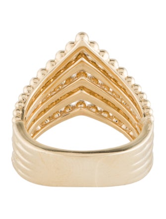 Gabriel & Co. 14K Diamond Bujukan Chevron Ring