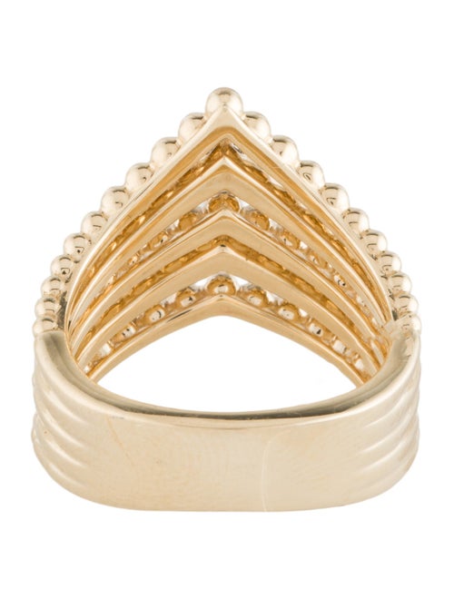 Gabriel & Co. 14K Diamond Bujukan Chevron Ring